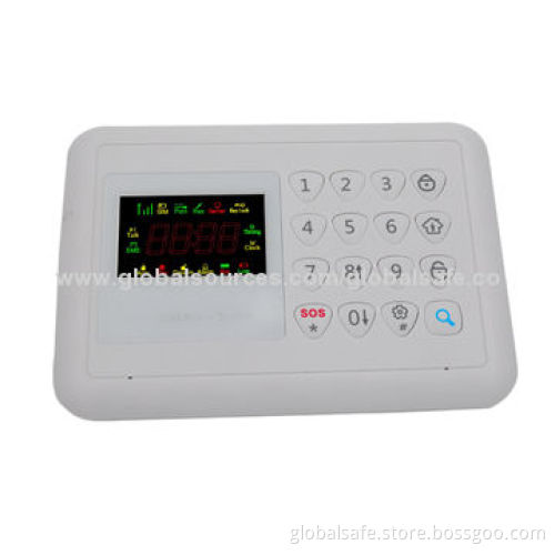 GPRS alarm system with network video call, built-in 3C smart card, simple to operate